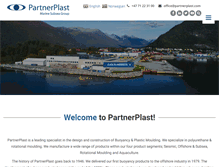 Tablet Screenshot of partnerplast.com